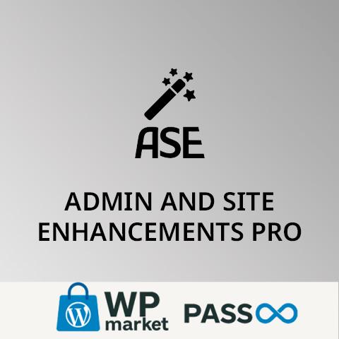Admin and Site Enhancements (ASE) Pro