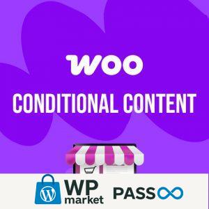 Conditional Content for WooCommerce