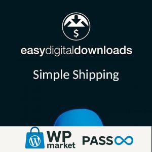 Easy Digital Downloads Simple Shipping