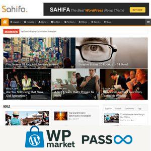Sahifa – Responsive WordPress News / Magazine / Blog Theme