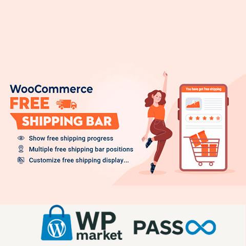 WooCommerce Free Shipping Bar